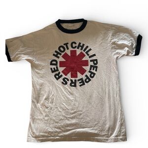 Bravado Red Hot Chili Peppers White and Black Tee